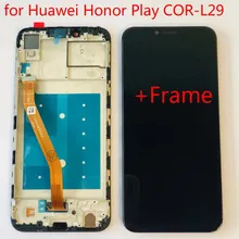 Рамка+ 6," для huawei honor play COR-L29, ЖК-дисплей, дигитайзер, сенсорный экран в сборе для huawei honor play, ЖК-дисплей