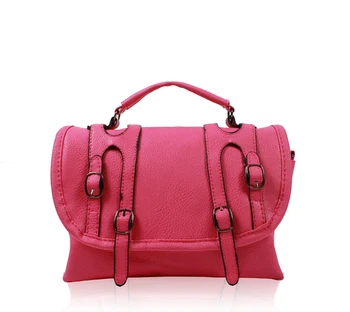

Woman Leather Handbag Student Shoulder Bags Small Bag With Shoulder Belt