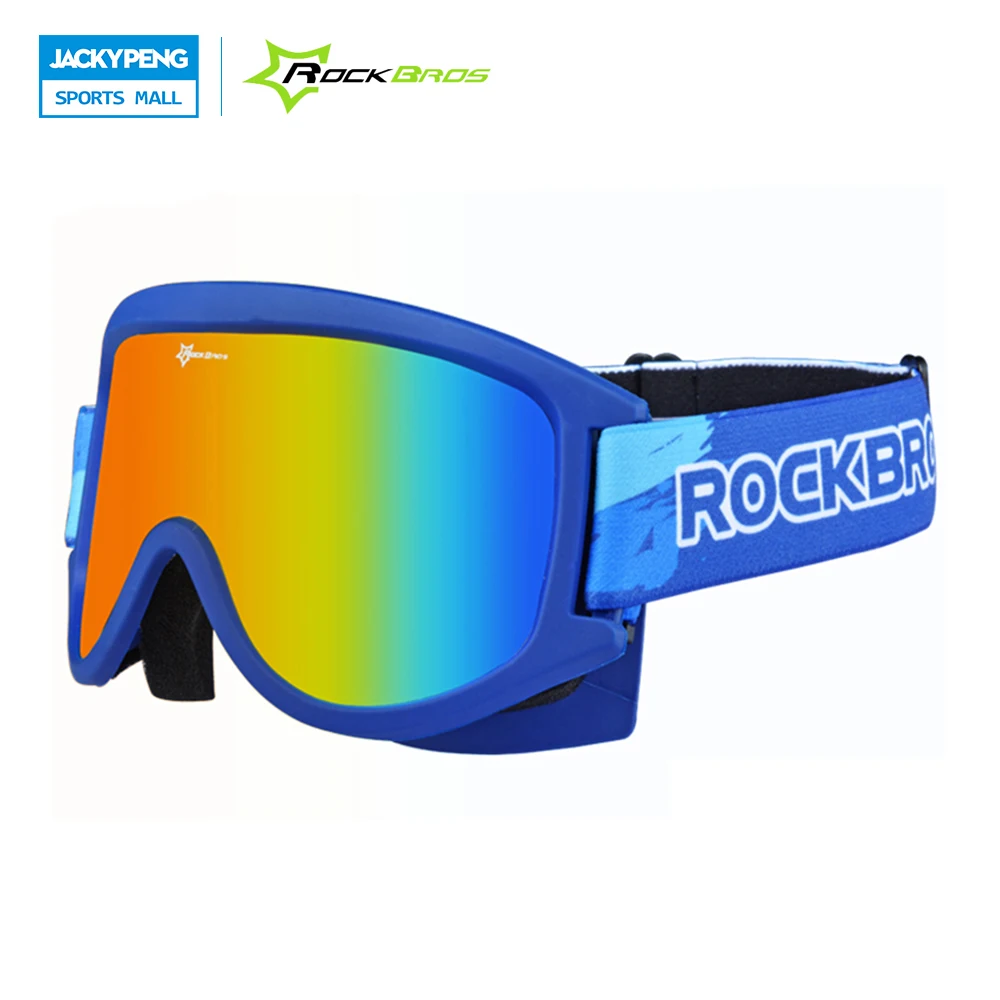 ROCKBROS Skiing Glasses Double Layer Anti Fog MTB Cycling Snow