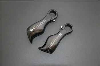 

Newest ASIACOM Ergonomics design Mountain&City&TREKKING bike small auxiliary handlebar 3K full carbon fibre bar ends Free ship
