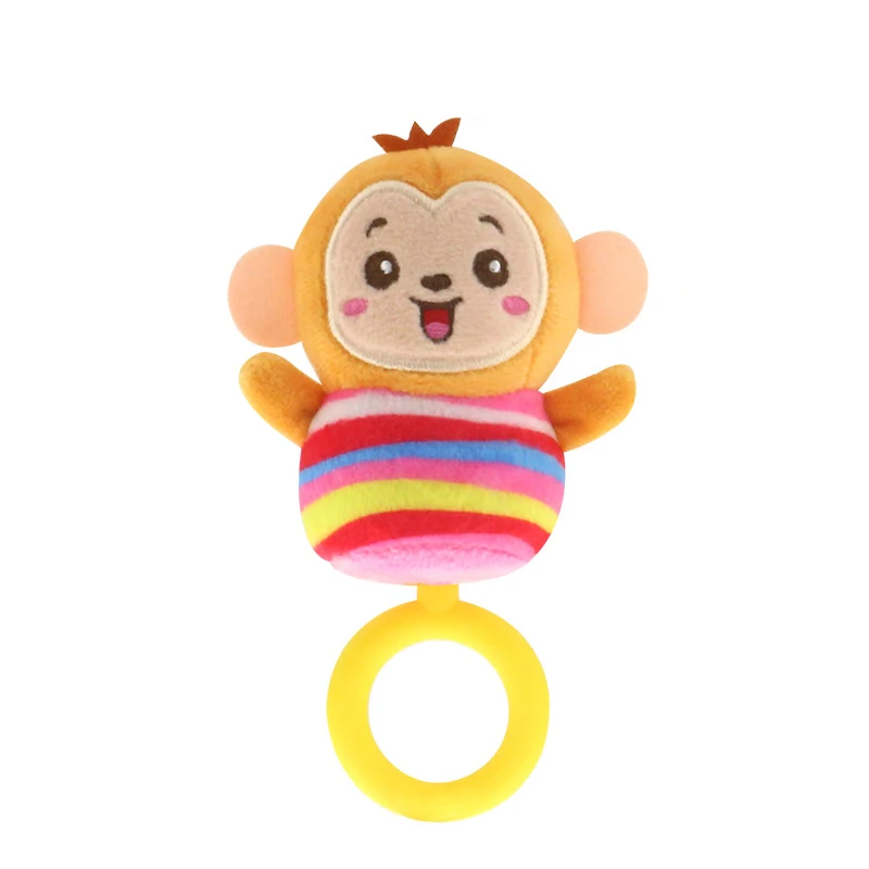 Baby Infant Newborns Plush Rattle Toy Hand Grasp Teethers Cute Animal Stuffed Handbell Ring Early Education Boys Girls Gift Baby Infant Newborns Plush Rattle Toy Hand Grasp Teethers Cute Animal Stuffed Handbell Ring Early Education Boys Girls Gift