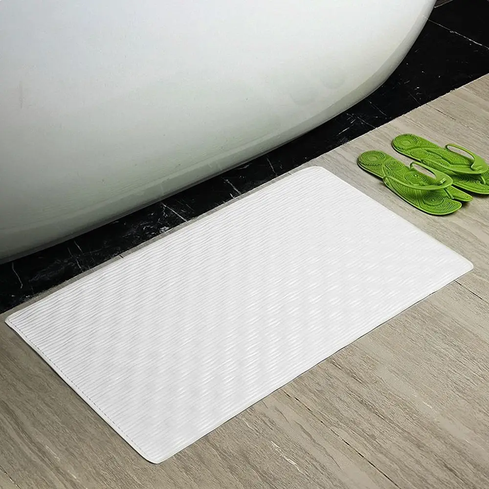 

Non Slip Rubber Bath Mat Bathroom Shower Floor Mats Rectangle for Bathroom Bathtub Mat Antibacterial Mold Mildew Resistant