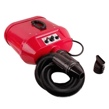 A22-2300 выдувная машина, двойной двигатель, высокая мощность, быстрая сушка, бесшумный фен для домашних животных, для кошек и собак, воздуходувка для волос с 3 насадками