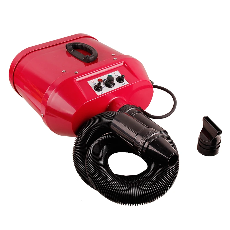 

A22-2300 Blowing Machine Double Motor High Power Quick Drying Mute Pet Hair Dryer Cats and Dogs Hair Blower with 3 Nozzles