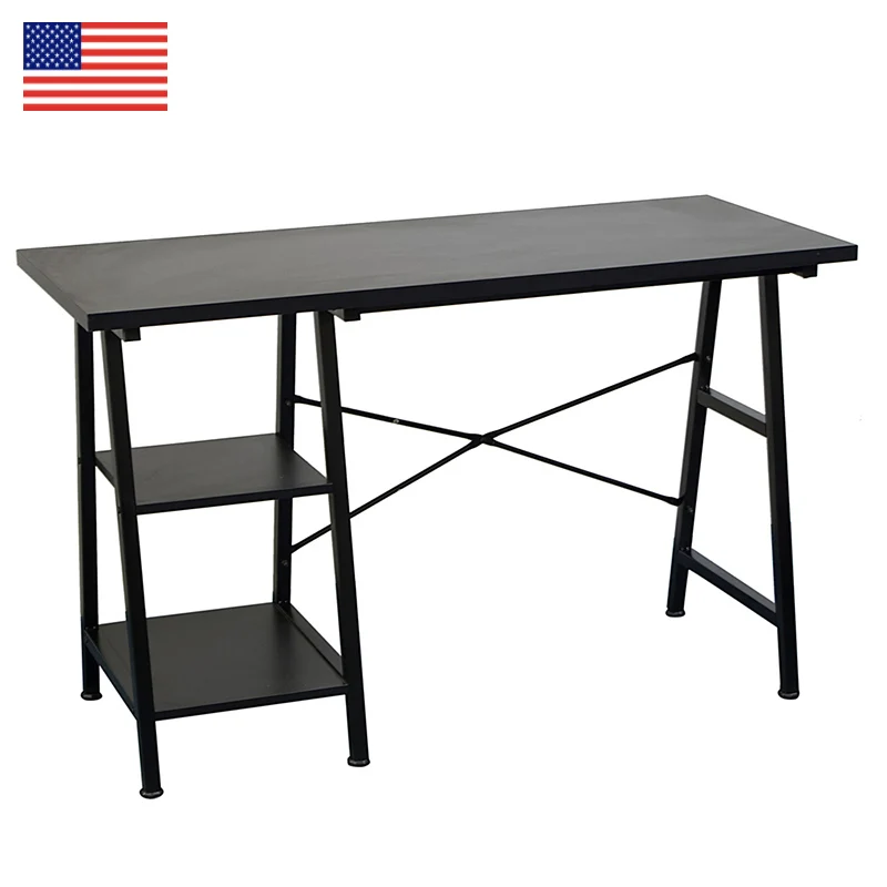 

Concise Wooden Computer Desk with Shelf Office desktop computer desk Fashion furniture