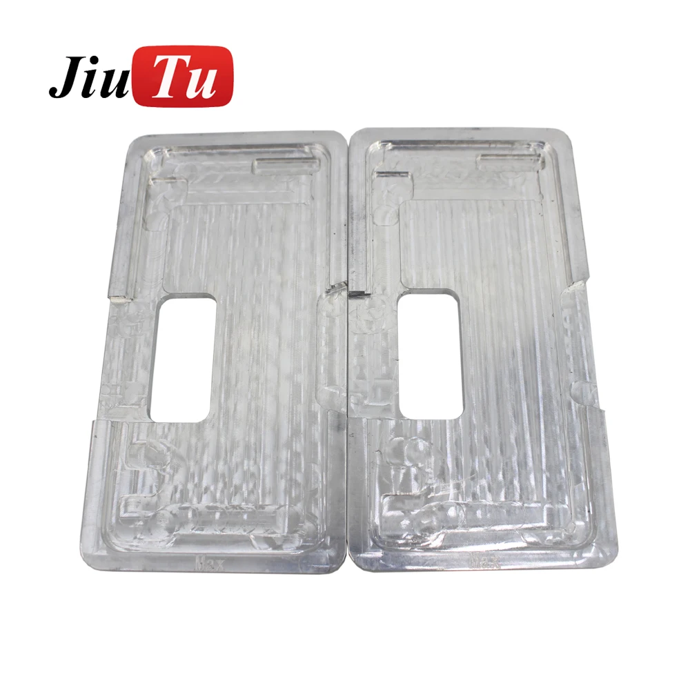 1pcs Aluminium Mould For iphone X XS XR MAX 5.8 6.1 6.5 Laminator mold metal for front glass Location jiutu (5)