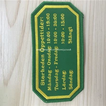 Изготовленные на заказ железные нашивки для вышивки Высокое качество дешевая эмблема