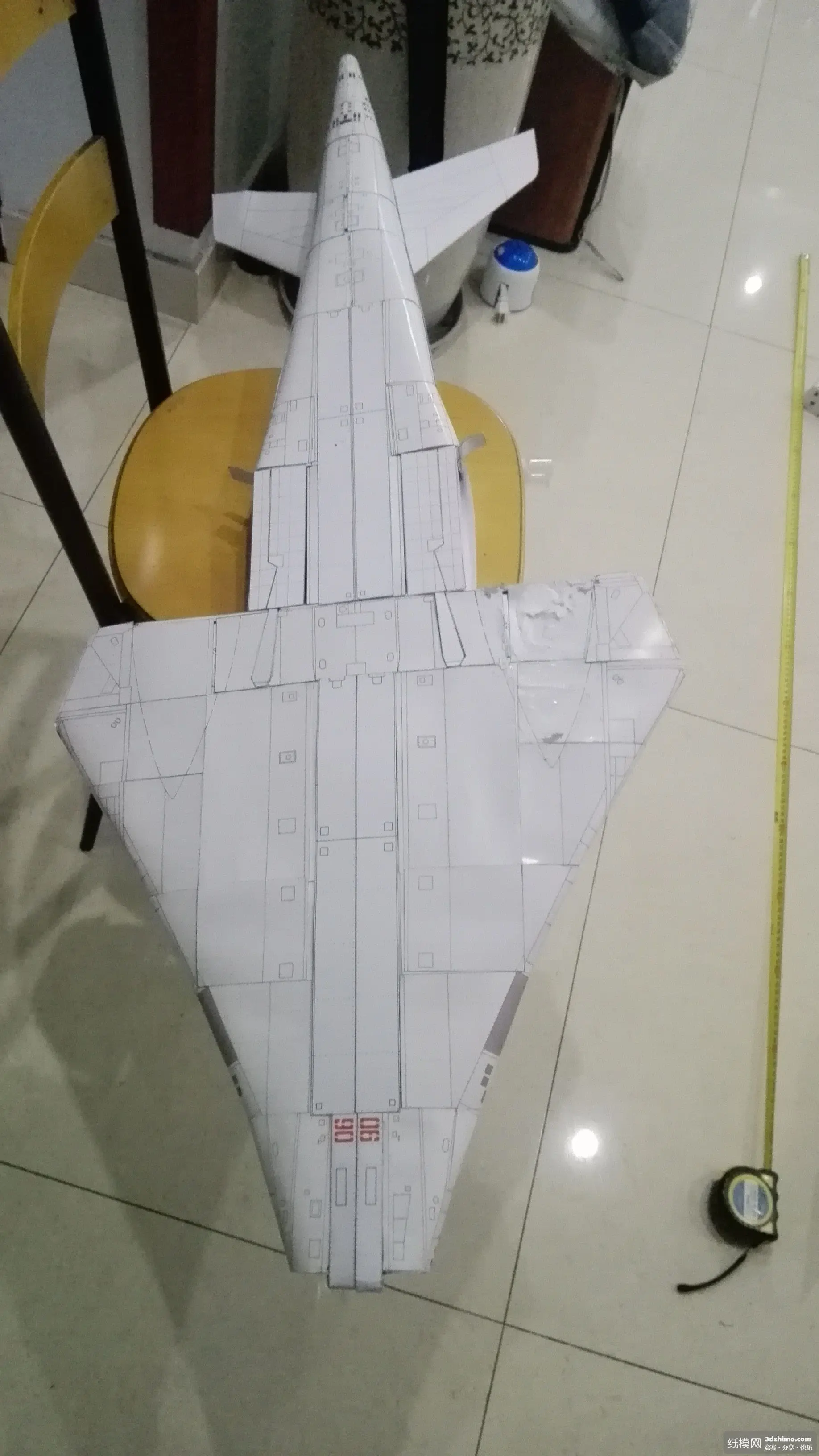 DIY Tupolev Tu 160 Blackjack модель самолета из бумаги 3D образовательные игрушки игра