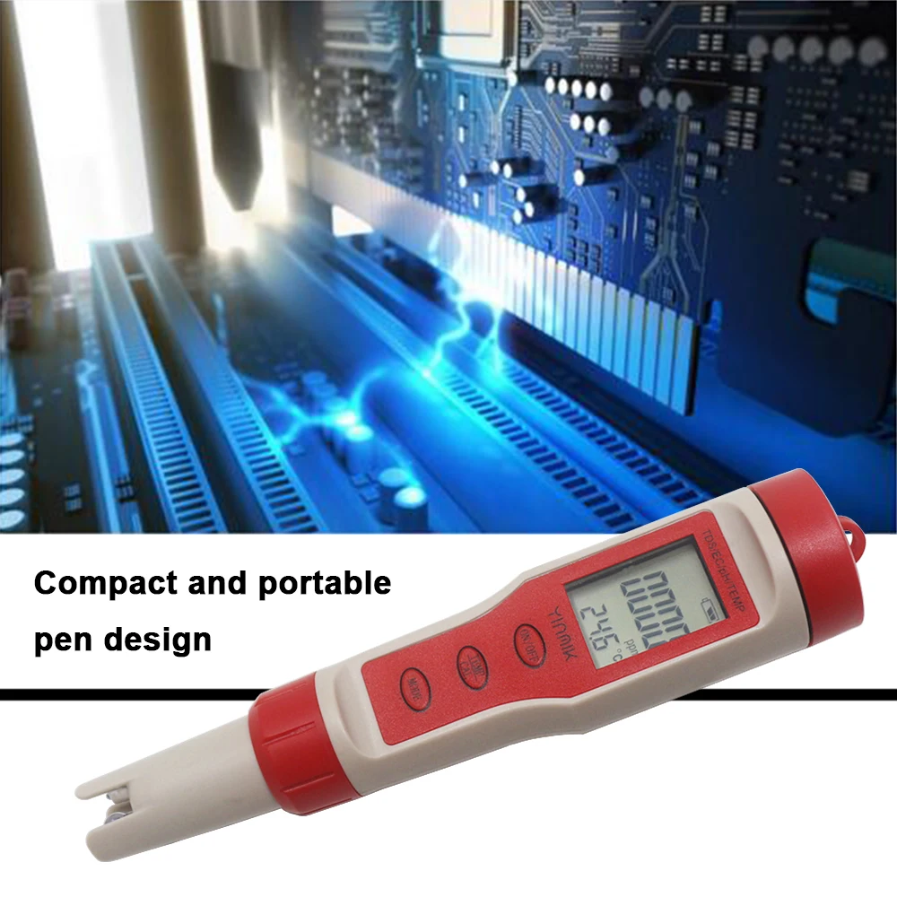 4 в 1 TDS рН-метр измеритель температуры EC Тестер качества воды монитор тестер для бассейнов питьевой воды аквариума
