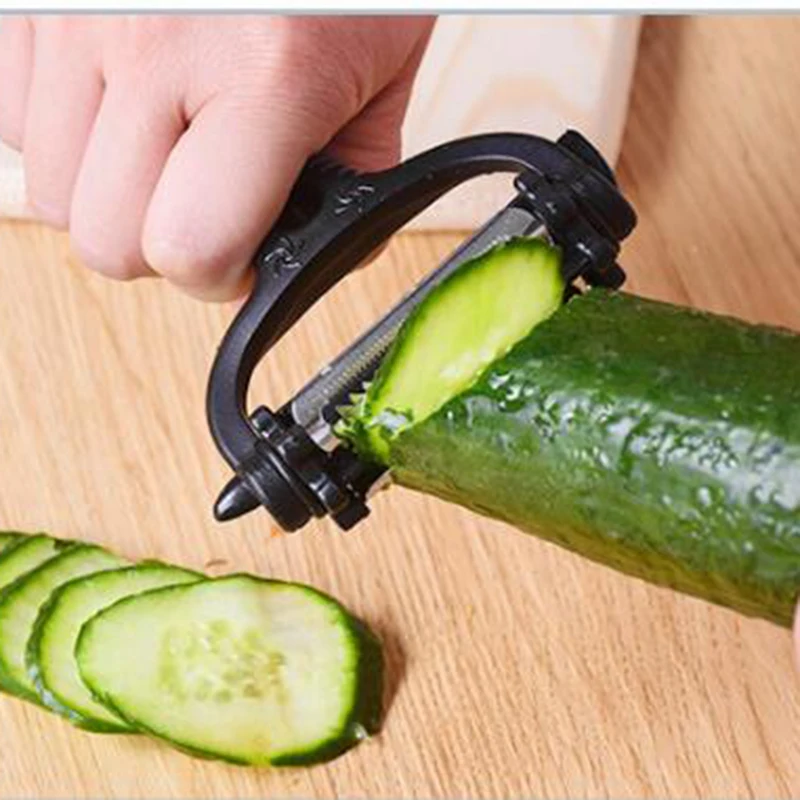 

New Sharper Peller Potato Cucumber Orange Perfect Easy Cooking 3 Blade Kitchen
