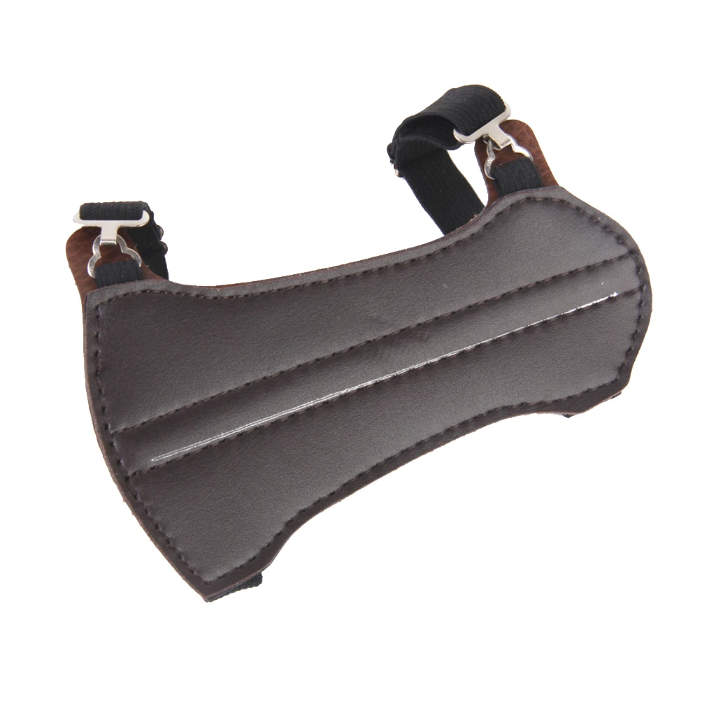 Artificial Cow Leather  Archery Arm Guard Protect Safe Hunting Gear