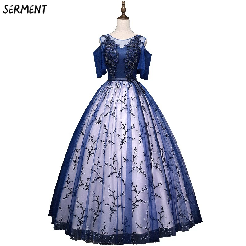 

European and American Prom Dress 2019 New Summer Gradient Slim Slimming Performance One Word Shoulder Dress Supply
