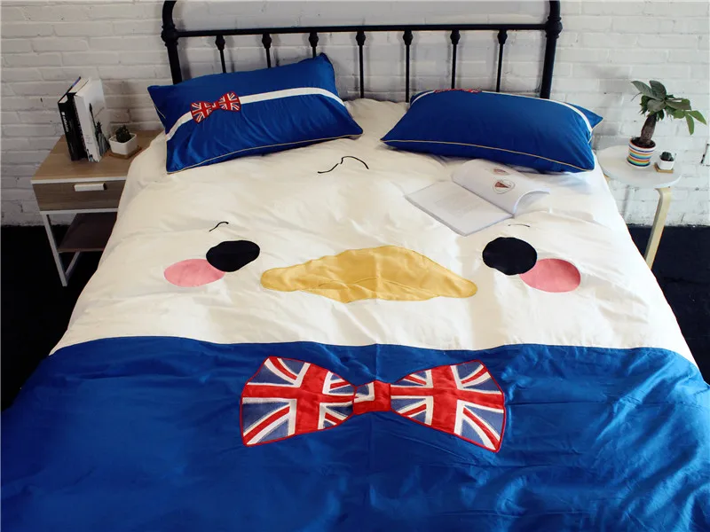 

2017 Cartoon Mary Bedding Set Egyptian cotton Bed Sheets Duvet Cover Flat Bedspread Sets Kids Bedroom Bed Set Juegos