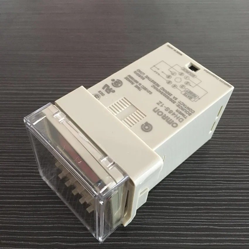 Высокое качество Omron Реле времени DH48S-1Z цифровой таймер AC220V Цифровое реле задержки времени 0.01S-99H99M с цоколем в комплекте