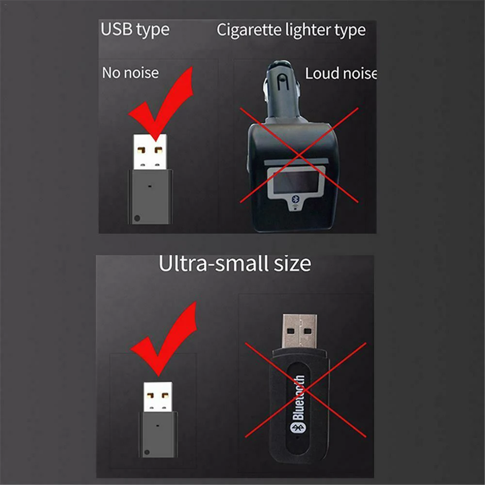 Wiress Dongle Bluetooth 5 0 музыкальный приемник с динамиком USB адаптер для автомобильного