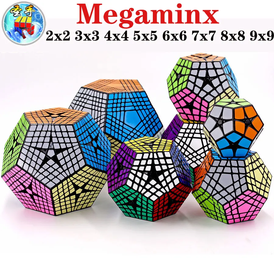 Волшебный куб головоломка Shengshou SengSo megamin x Cube 2x2 3x3 4x4 5x5 6x6 7x7 8x8 9x9 dodecahedron megaminxeds