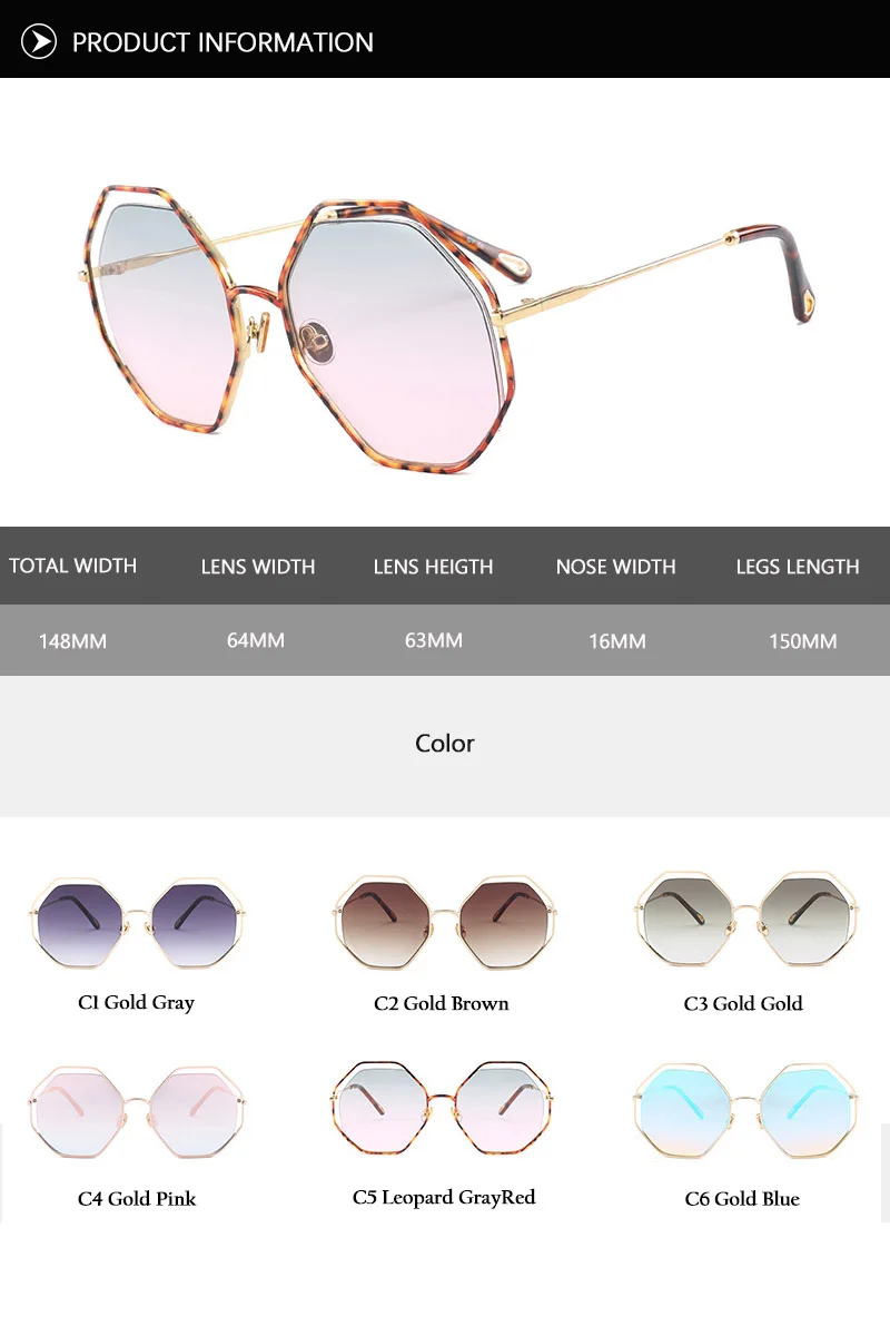 2018 News Goggle Rimless Sunglasses (21)