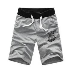 Летние мужские спортивные шорты, повседневные тонкие хлопковые шорты, фитнес-тренировочные эластичные шорты для рыбалки