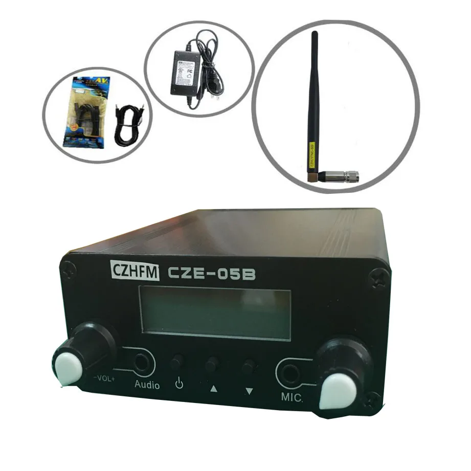 CZE 05B 0 5 w 500mw Fm передатчик PLL 76 108Mhz комплект радиовещания|radio broadcast|broadcast radiofm transmitter pll