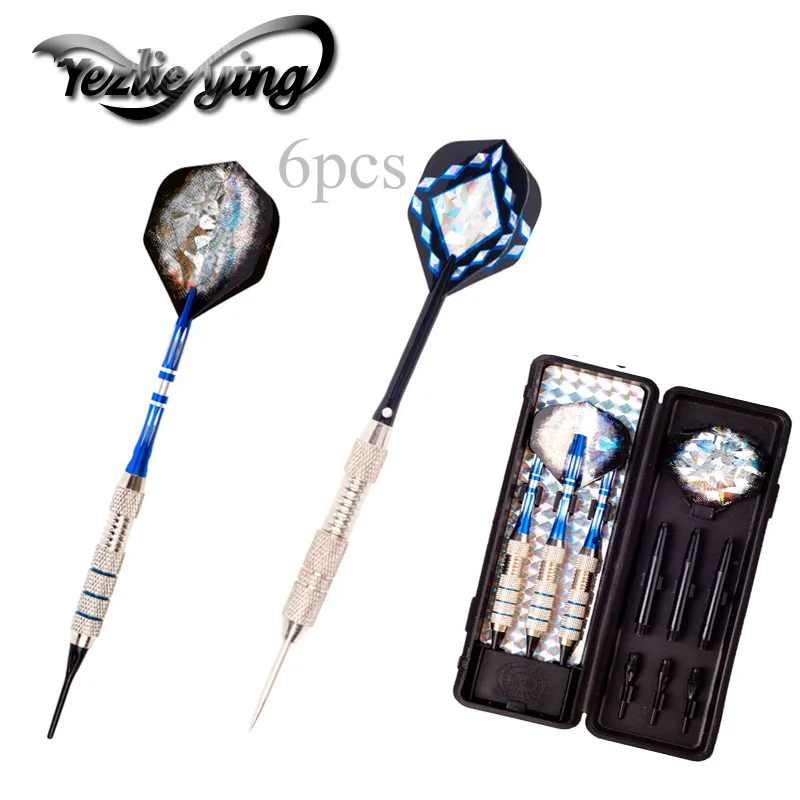 

6PCS Electronic Dart 24g 16g Soft Darts Steel Tip Darts Mixed Outdoor New Mode Package