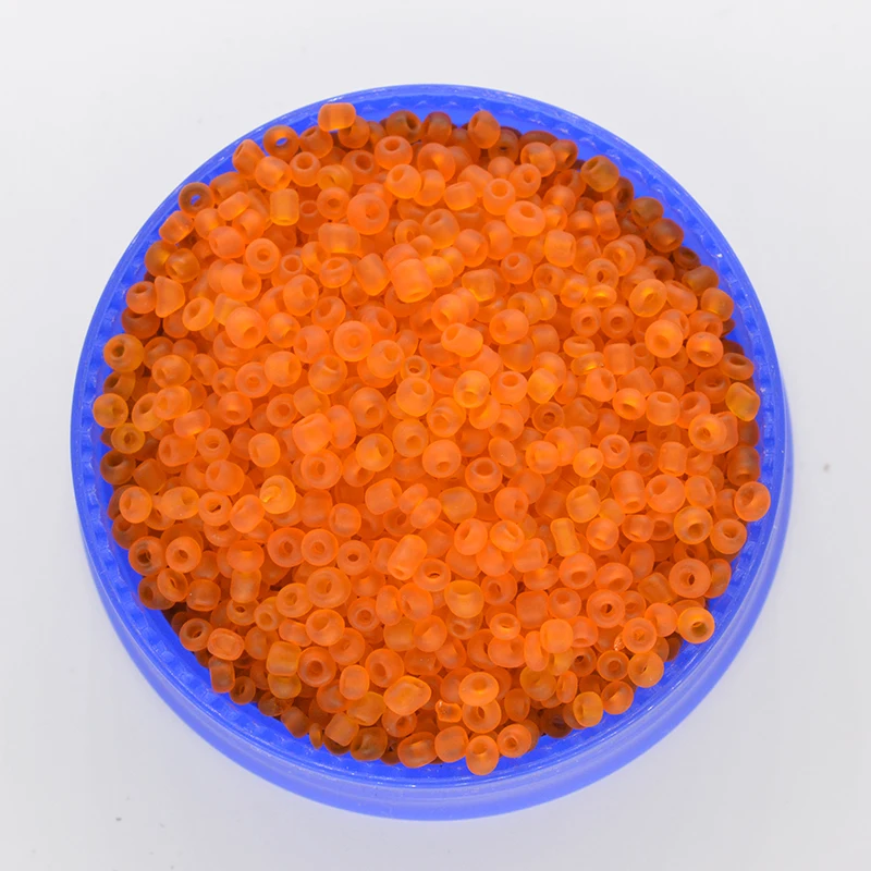 

1000pcs Orange Color Seed Beads Glass Spacer Loose Rice Beads Charm Bead for DIY Bracelet Necklace Fashion Jewelry Making