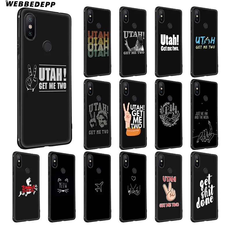WEBBEDEPP Юта получить меня два Забавный Мягкий силиконовый чехол для Xiaomi Redmi Note 7 6 6A 5 4