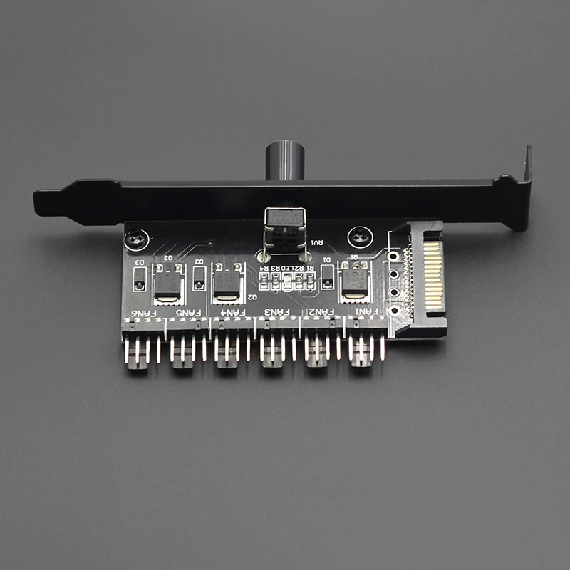 Новый контроллер скорости вентилятора для ПК компьютерного PCI bit 6 концентраторов
