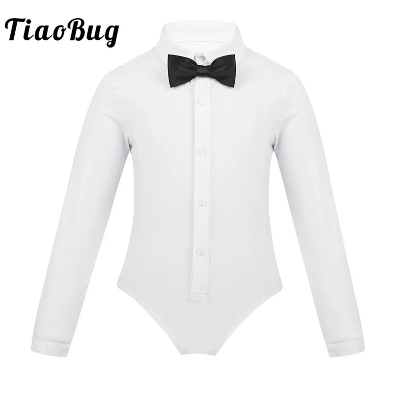Dance Bodysuit Kids Boys Latin Dance Costume