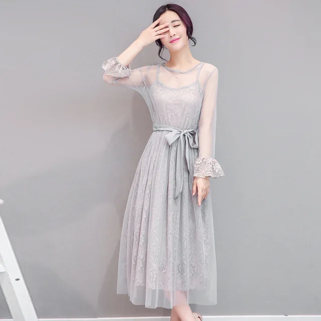 korean lace dress