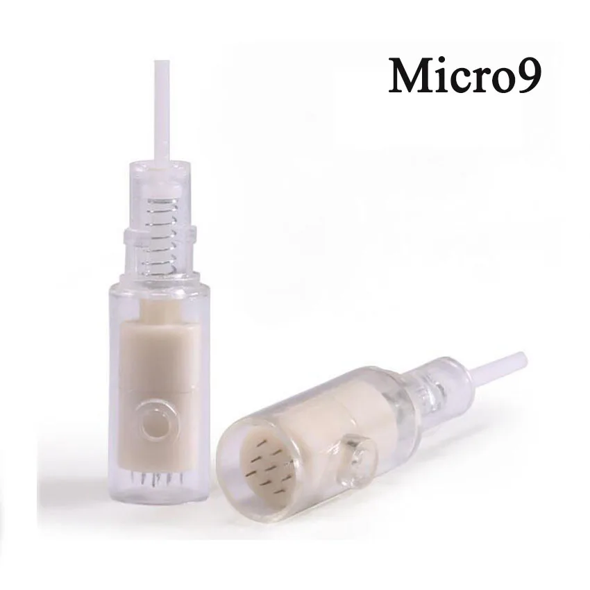 Иглы для татуажа 20 шт. микро 9Pin устройство Перманентный макияж бровей губ подводка для глаз микроблейдинг Электрический инструмент для мезотерапии