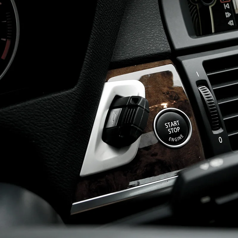 

Car Styling Console Decoration Sticker Trim For BMW X5 X6 E70 E71 2008-14 LHD Interior Accessories