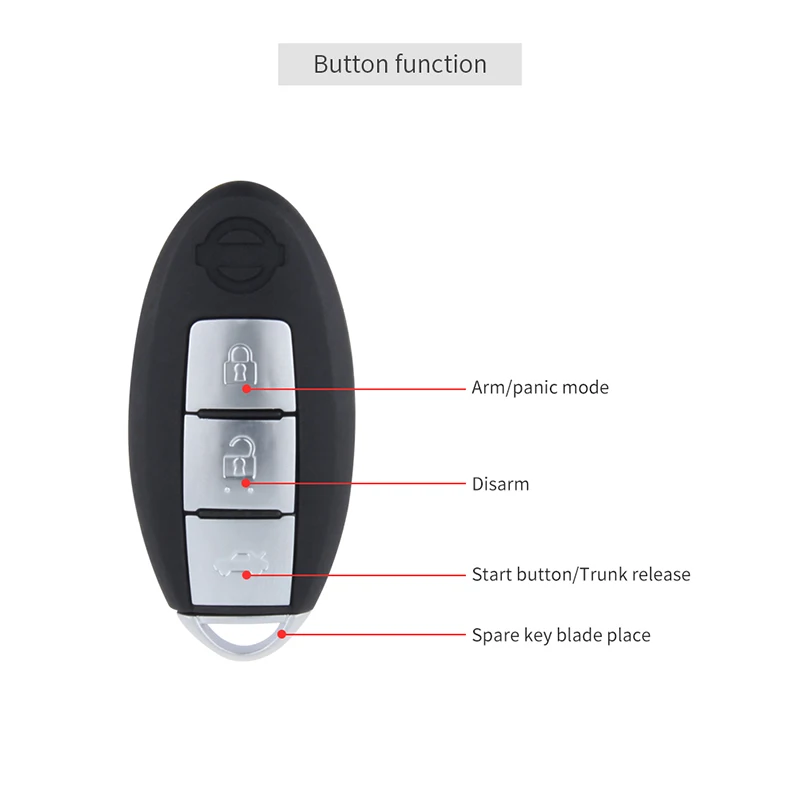 EASYGUARD умный ключ автосигнализация без ключа прыгающий код автоматический запуск