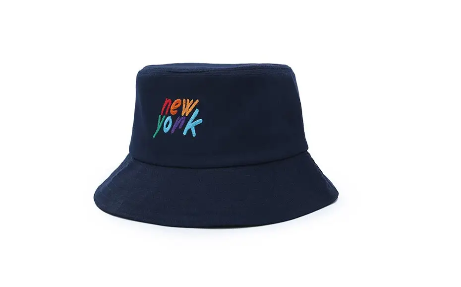 Peekymoce летний Bucket Hat для Для мужчин Для женщин Солнцезащитная шляпка Airsoft Фишман сомбреро вышивка Ny Рыбалка без каблука Шапки