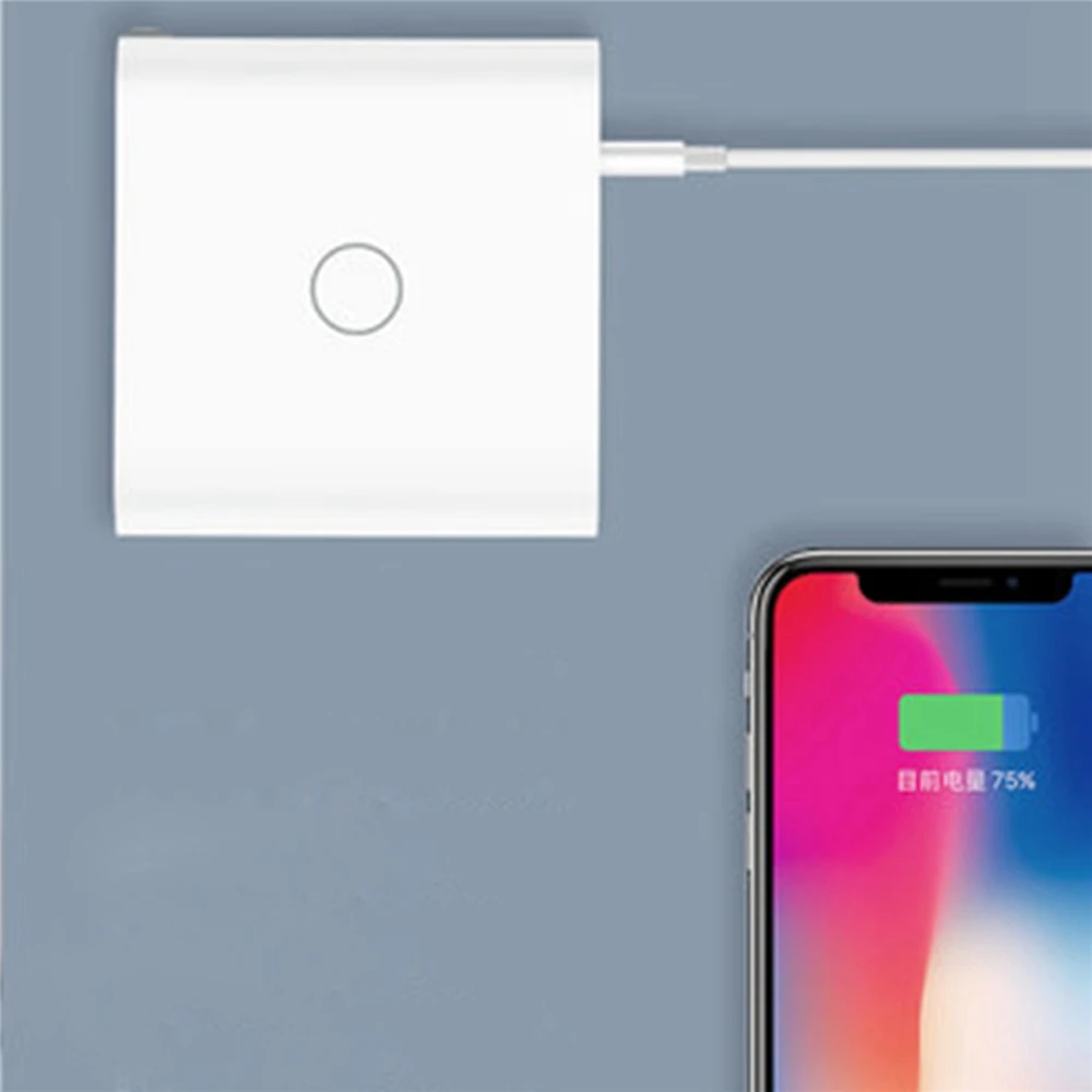 USB Fast Wall Charger For iphone X 8 series 65W 3 Port Universal Smart Output Type-C 45W USB-A 20W for Xiaomi ZMI Android iOS