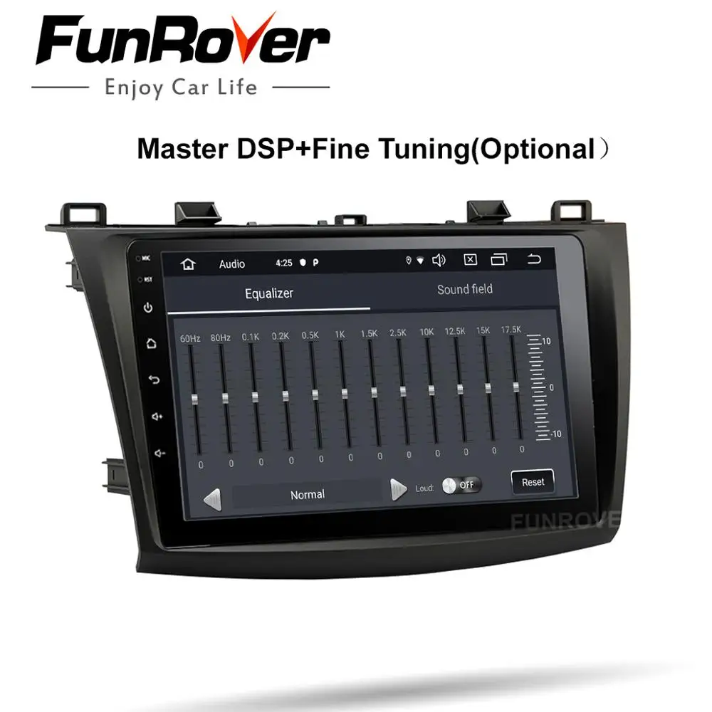 Funrover 2.5D+ ips автомобильный Радио мультимедийный плеер 2 din Android 9,0 автомобильный DVD Авторадио Навигация для Mazda 3 Axela 2010-2013 стерео