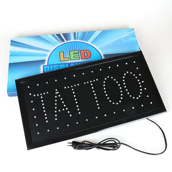 

New design Piercing LED Bulb Poster Loading Advertising Neon Neon Poster Tattoo pigment Tattoo Shop Decoration Supplies