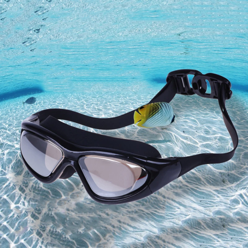 Взрослые профессиональные очки для плавания, регулируемые водонепроницаемые противотуманные очки с защитой от ультрафиолета, очки для плавания, унисекс, для мужчин и женщин