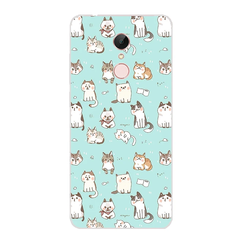 Xiaomi redmi 5 plus Case Cover TPU Case For Xiaomi redmi 5 plus Phone Cover Sweet Floral Cute Cat TPU Redmi 5 p Soft Case 100% 27