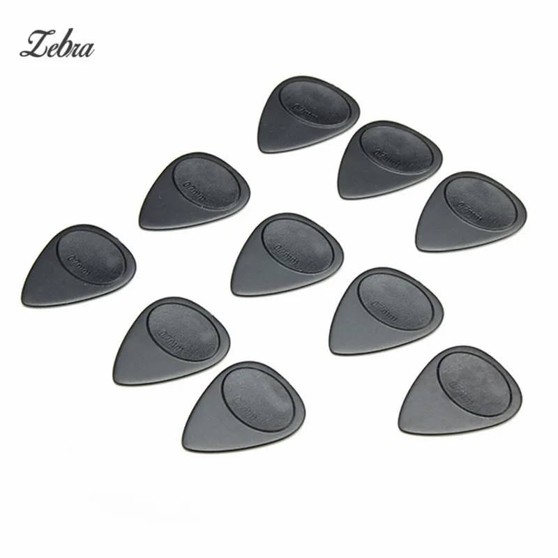 

Zebra 10pcs/Set 0.7mm Projecting Nylon Acoustic Electric Guitar Picks Plectrums For Musical Instruments Guitar Parts Accessories