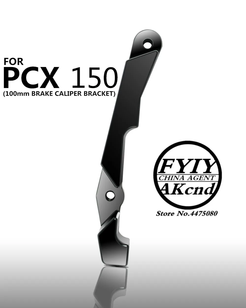 

Motorcycle modifvation CNC aluminim alloy brake caliper bracket For Honda pcx 125/150 CBS 100mm brake caliper bracket