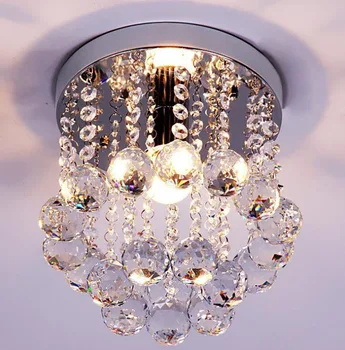 

ZX Crystal Ceiling Light Circular Modern LED Lamp For Corridor Creative Lighting