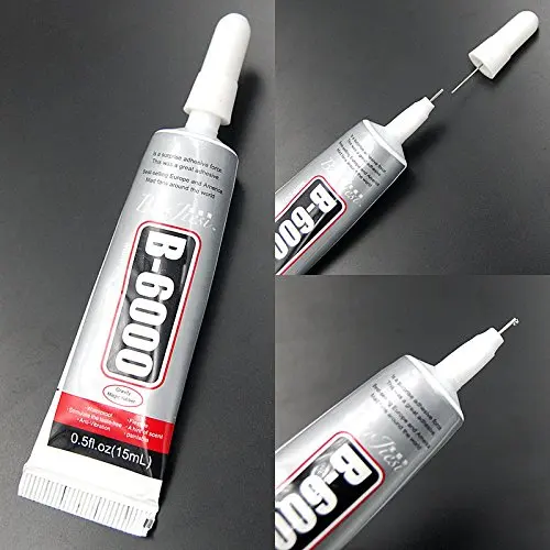 

1Pack 15ml MultiPurpose Industrial Strength Clear Adhesive Liquid Glue for Phone Touch Screen DIY Stick Drill Jewerly Nail Gel