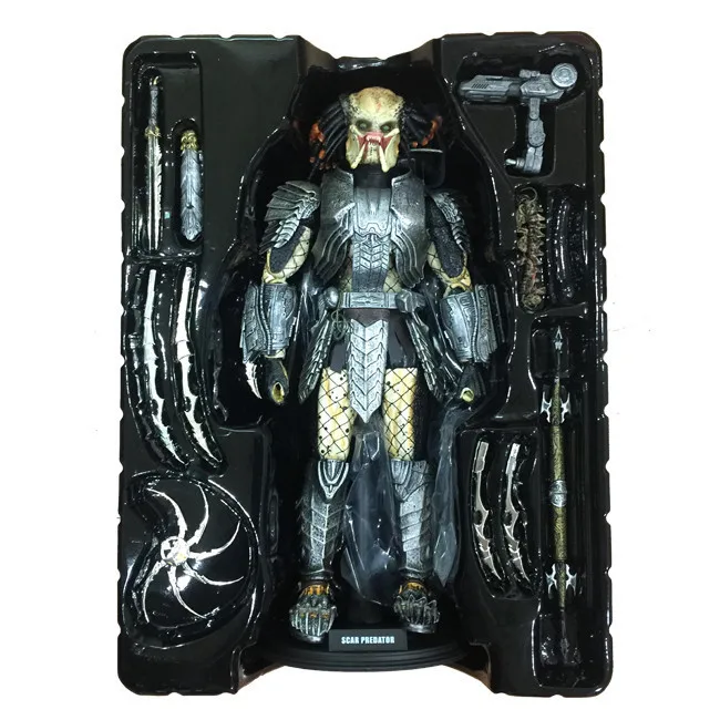 AVP кукла шрам Хищник MMS190 фигурки Модель C 1/6 масштаб подвижные M18 предварительно окрашенные инопланетяне против Хищника игрушки 32 см - Цвет: MODEL A