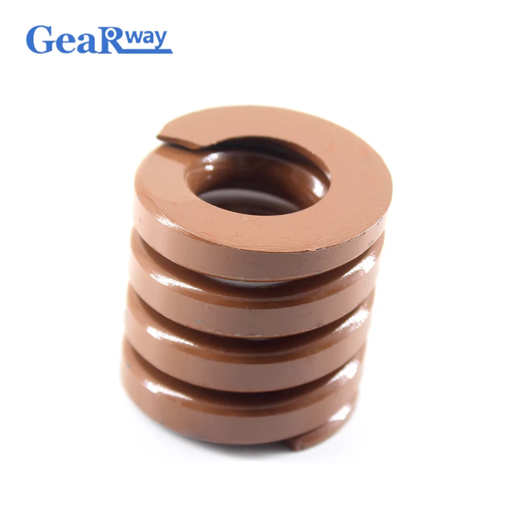 Коричневая штампованная пружина Gearway с коэффициентом сжатия 24% TB40x70/40x7 5/40x8 0/40x8