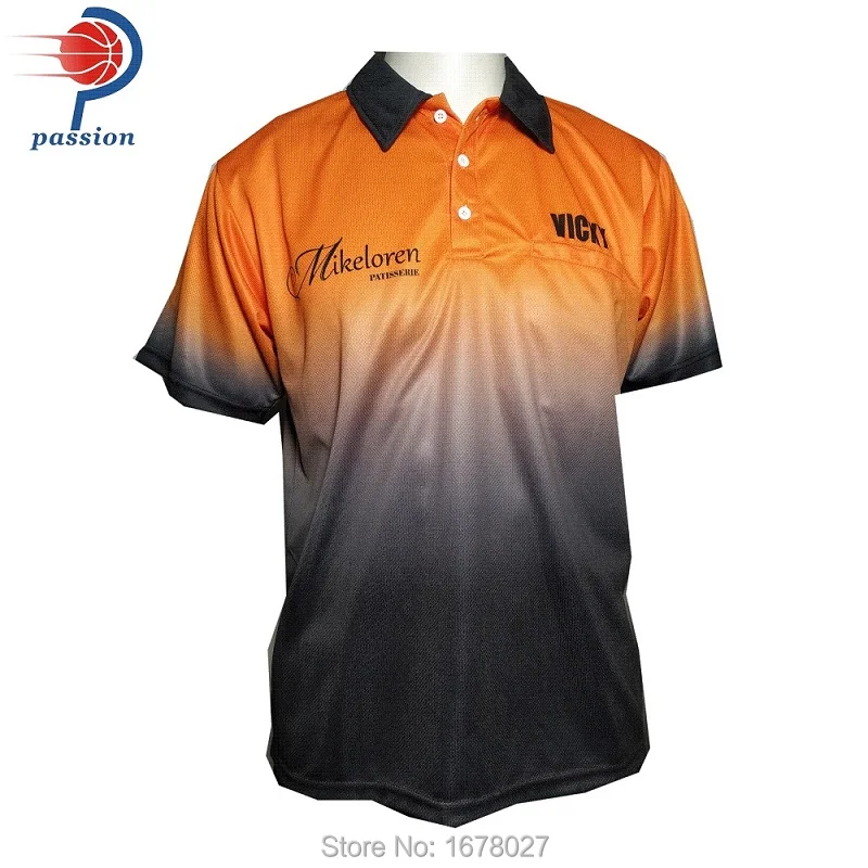 

Printing Dart Shirt Custom Sublimation Shooting Shirt for adult