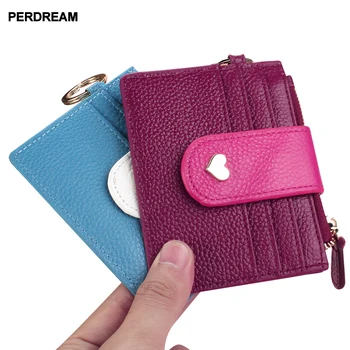 

Fashion thin leather card bag bank card holder women's cute pure Korean female wallet cowhide card holder