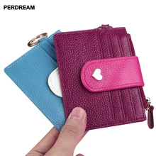 women's thin leather card bag bank card bag women's Korean female leather wallet card holder banjini bathroom bag bagping cotton card card card card cotton