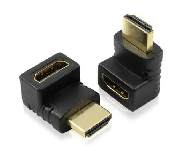 Переходник HDMI 1 4 с вилкой папа на гнездо Мама под углом 90 градусов | Компьютеры и