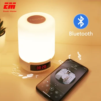 

Dropship Bluetooth music Night Light Smart LED Lamp USB Charge Indoor Home Decoration Bedroom Lights Creative Christmas ZYD0002