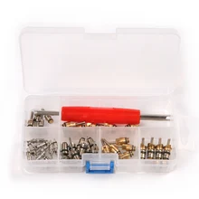 30 шт. автомобиль грузовик R12 R134a кондиционер A/C Инструмент для демонтажа сердцевины клапана Ассортимент Комплект